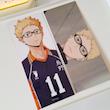 بوکمارک Haikyu طرح Tsukishima 