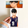 بوکمارک Haikyu طرح Kageyama 