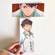 بوکمارک Haikyu طرح Oikawa 