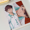 بوکمارک Haikyu طرح Oikawa 