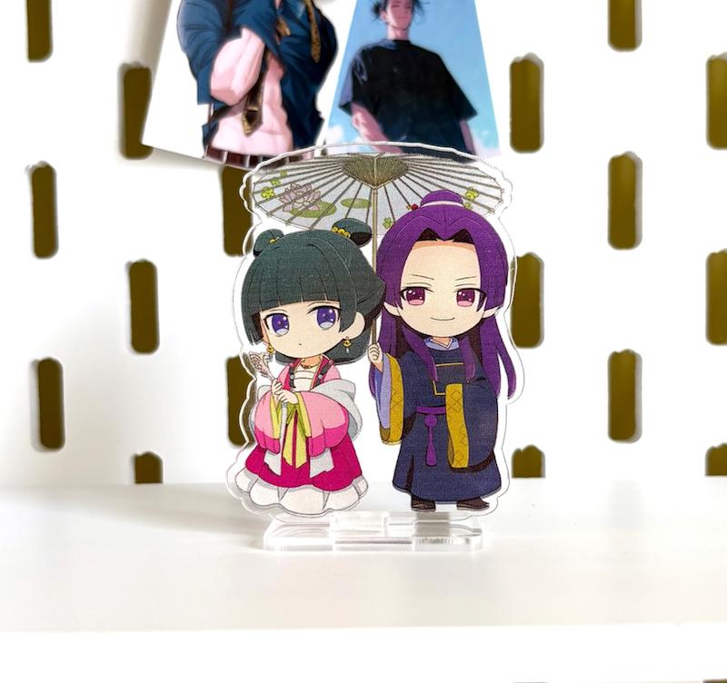 مینی استند Mao Mao و Jinshi از انیمه‌ی The Apothecary Diaries