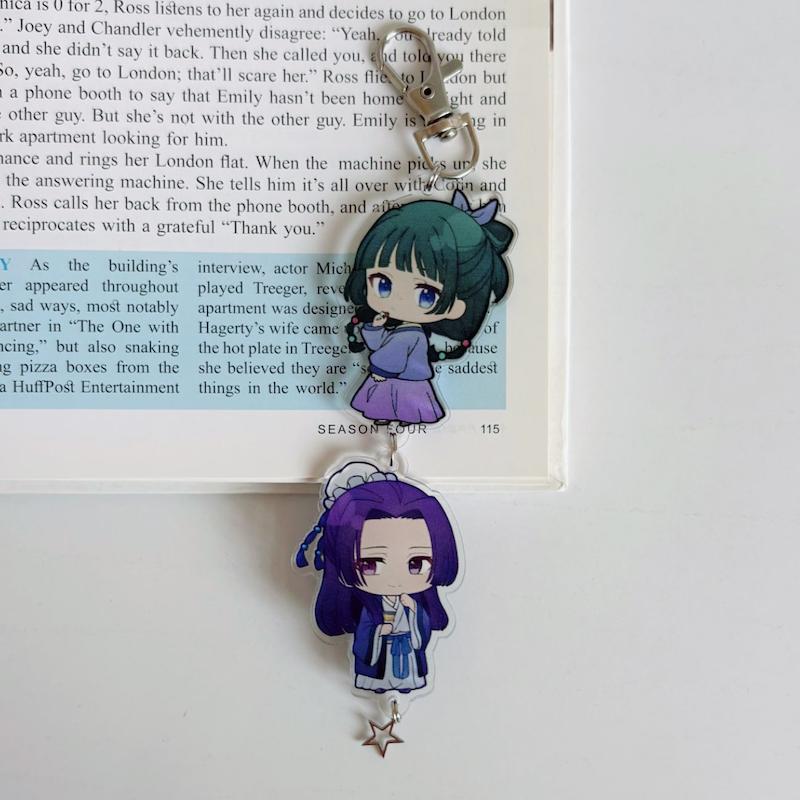 آویز انیمه ای متصل Jinshi , Mao Mao از انیمه The Apothecary Diaries