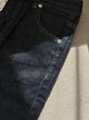 شلوار جین سورمه ای wide leg 