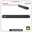 پچ پنل POE 16 پورت مدل PPI-248P16F