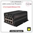 پاور اینجکتور گیگ 4 پورت دارای پاور 24 ولت داخلی DPI-120W24G4P