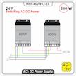 پاور سوئیچینگ 12 ولت 400 وات مدل RPP-400W12