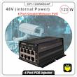 پاور اینجکتور گیگ 4 پورت دارای پاور 48 ولت داخلی DPI-120W48G4P