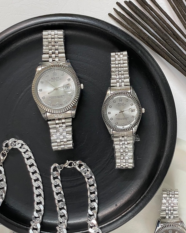 ست کاپلی دستبند گردنبند ساعت