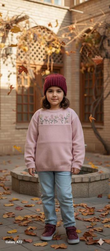 بلوز بافت دخترانه ریحان