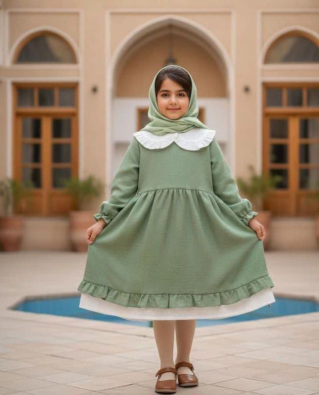 پیراهن دخترانه ستاره