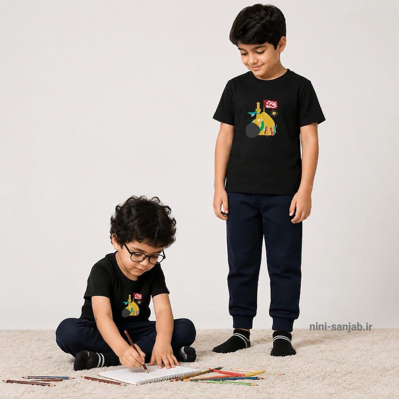 بلوز مشکی نقاشی حرم 