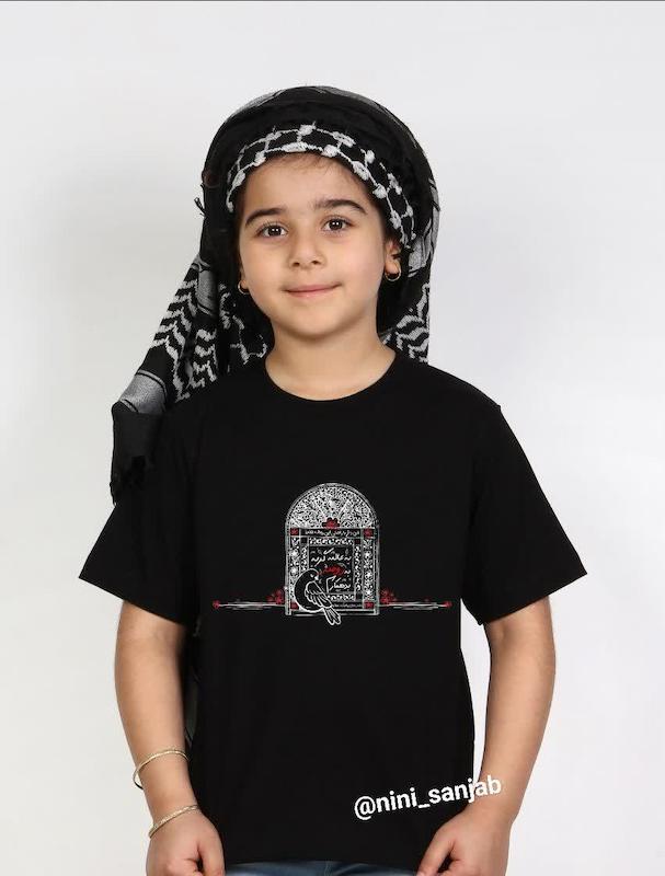 بلوز مشکی دخترانه کبوتر حرم 