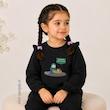 بلوز مشکی چیندار گهواره