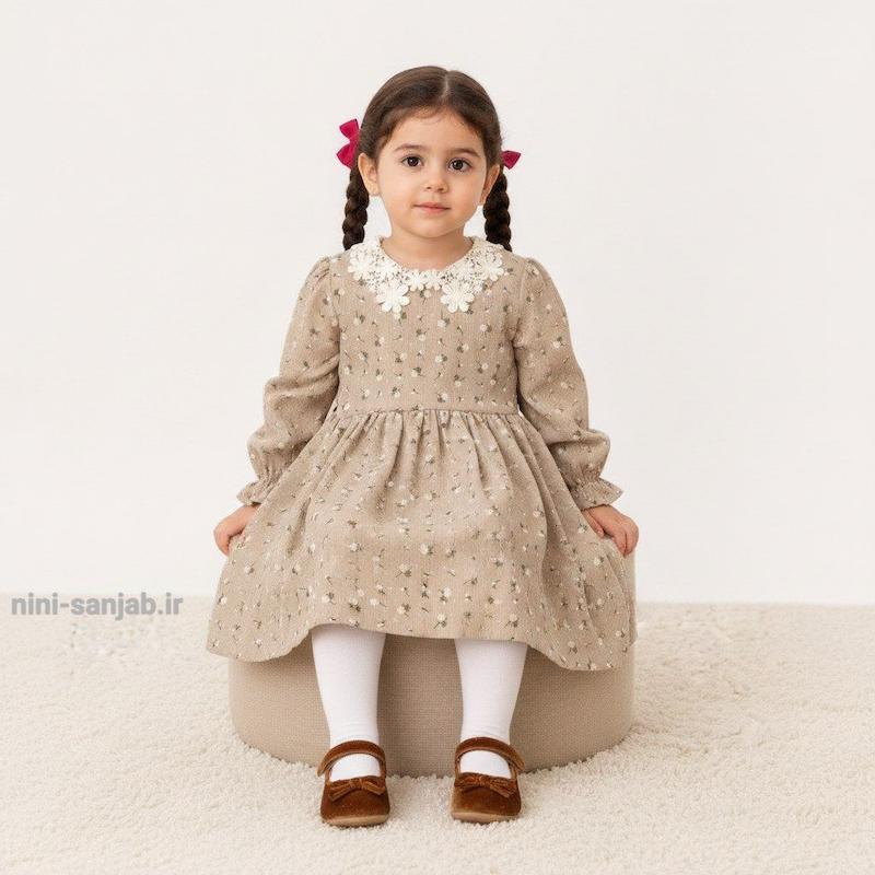 پیراهن دخترانه دلسا