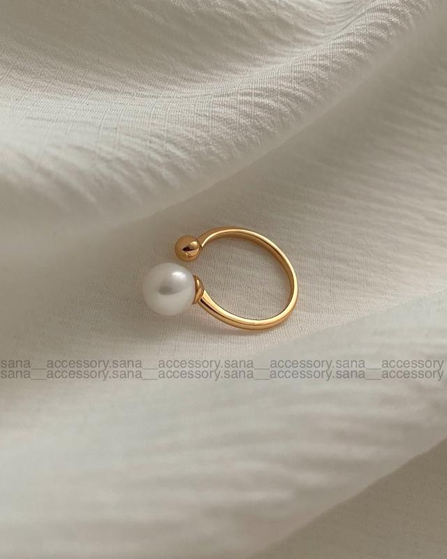 انگشتر گوی مروارید برجسته ژوپینگ