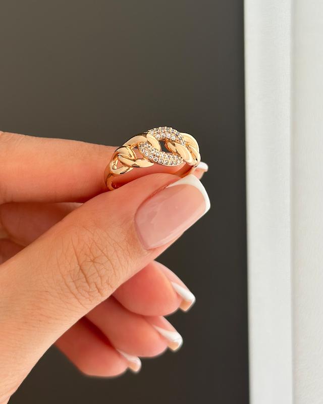 انگشتر کارتیر نیمه نگین ژوپینگ