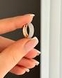 گوشواره حلقه فول نگین ژوپینگ