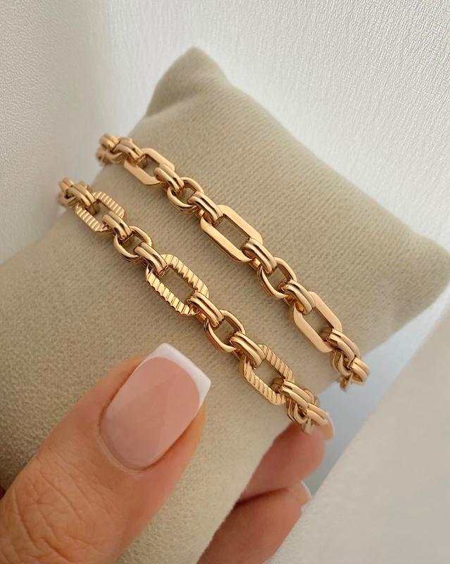 دستبند لورنزو آجری تراش آینه ای ژوپینگ