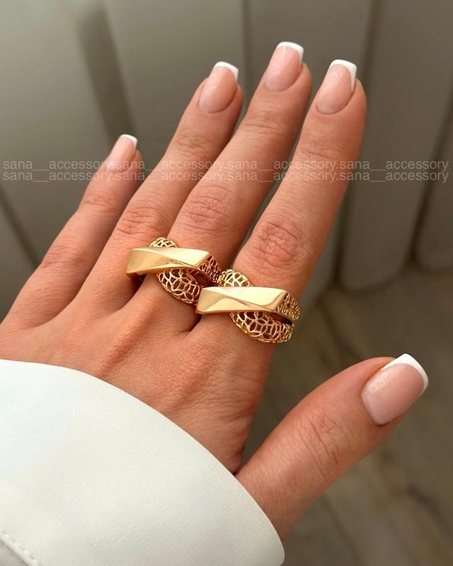 انگشتر طرح طلا ژوپینگ