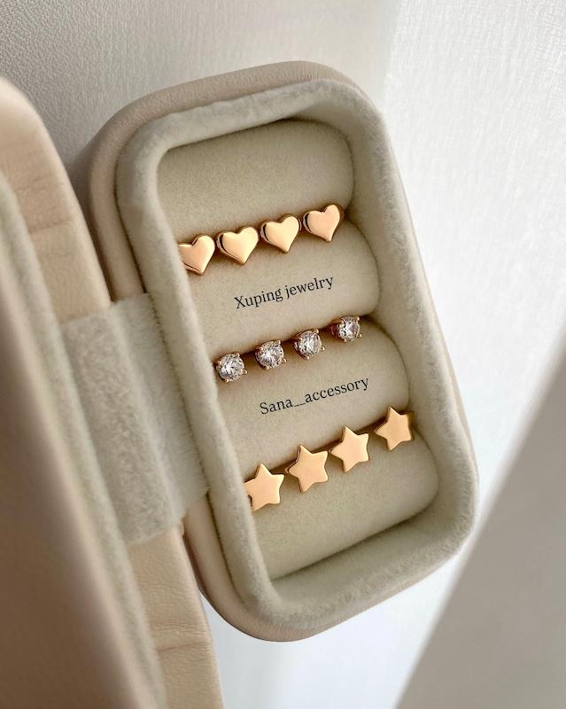 گوشواره های میخی مینیاتوری ژوپینگ