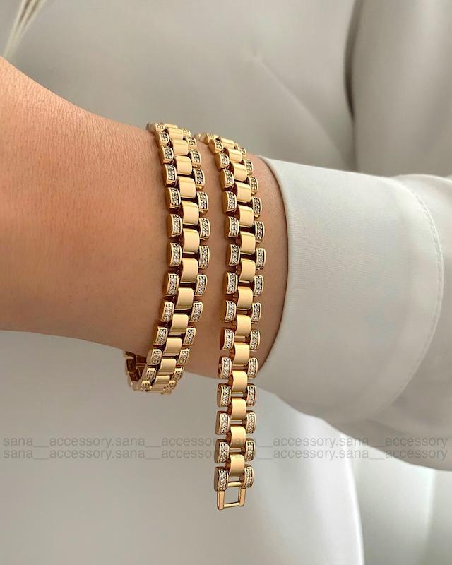 دستبند رولکس کنار نگین ژوپینگ