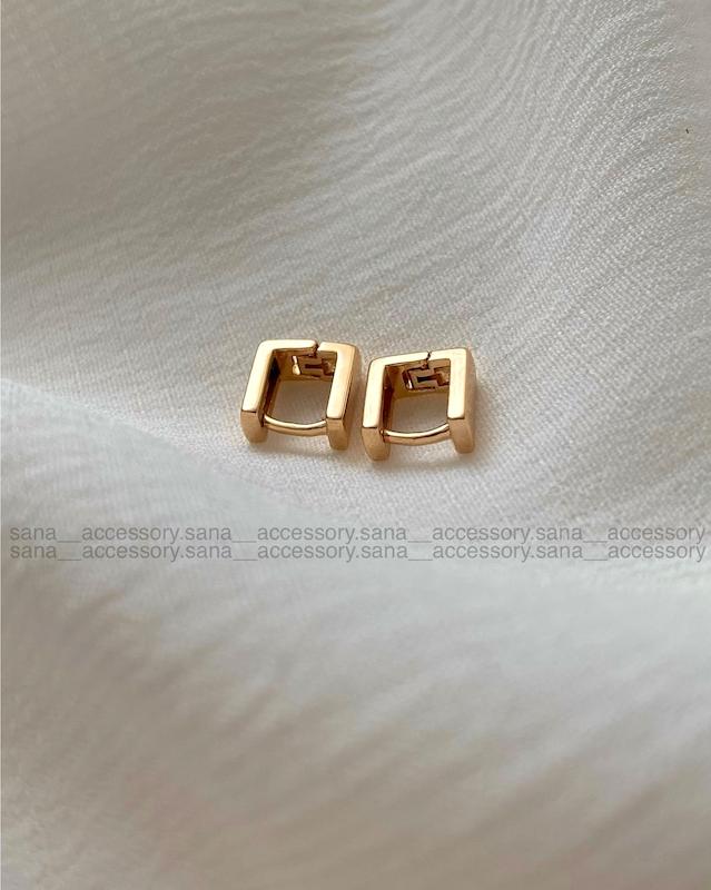 گوشواره مربع مینیاتوری ژوپینگ