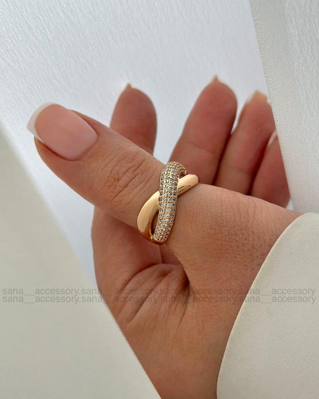 انگشتر پرنس ضربدری ژوپینگ