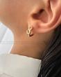 گوشواره حلقه کارتیر نیمه نگین ژوپینگ