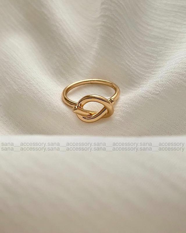 انگشتر گره آینه ای ژوپینگ