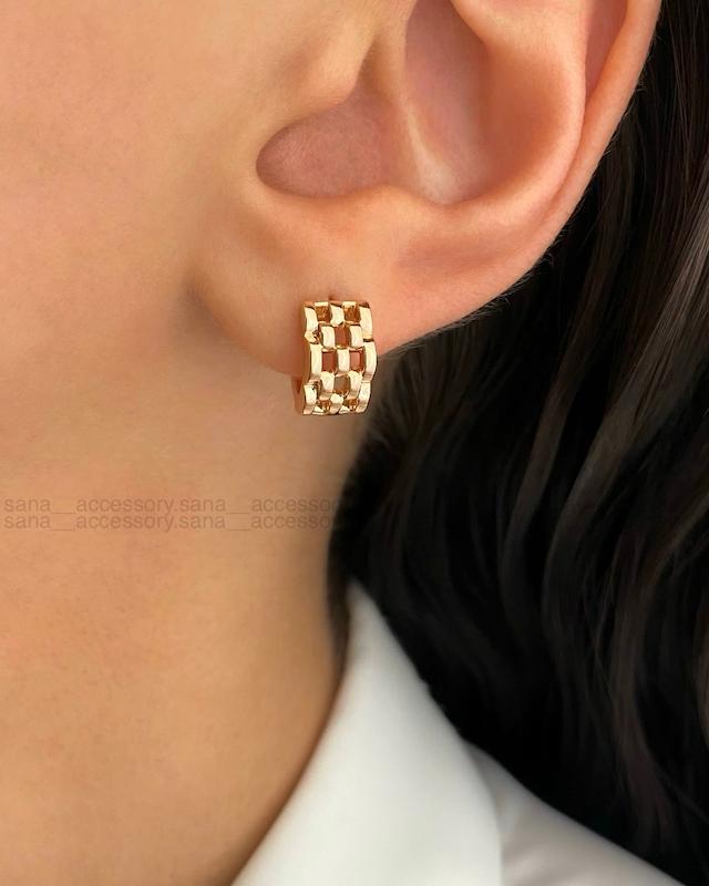 گوشواره رولکس آینه ای ژوپینگ