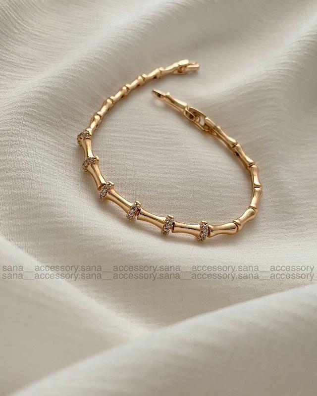 دستبند استخوانی وسط نگین ژوپینگ