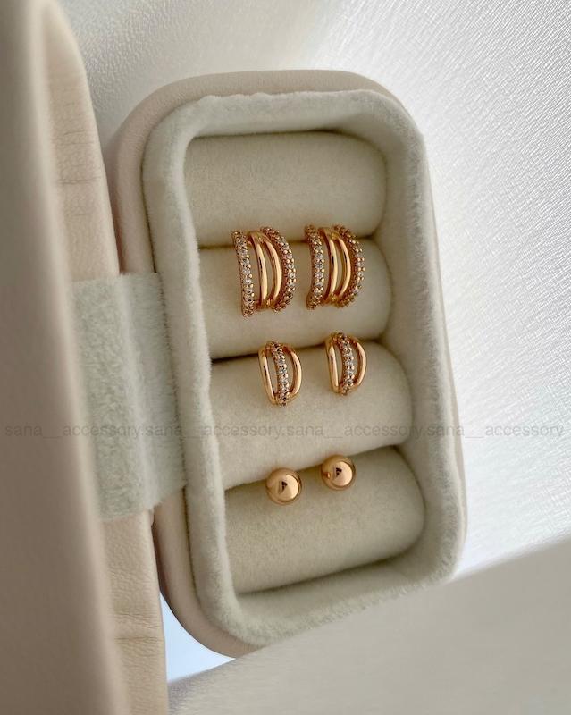 پک گوشواره میخی لاینی ژوپینگ