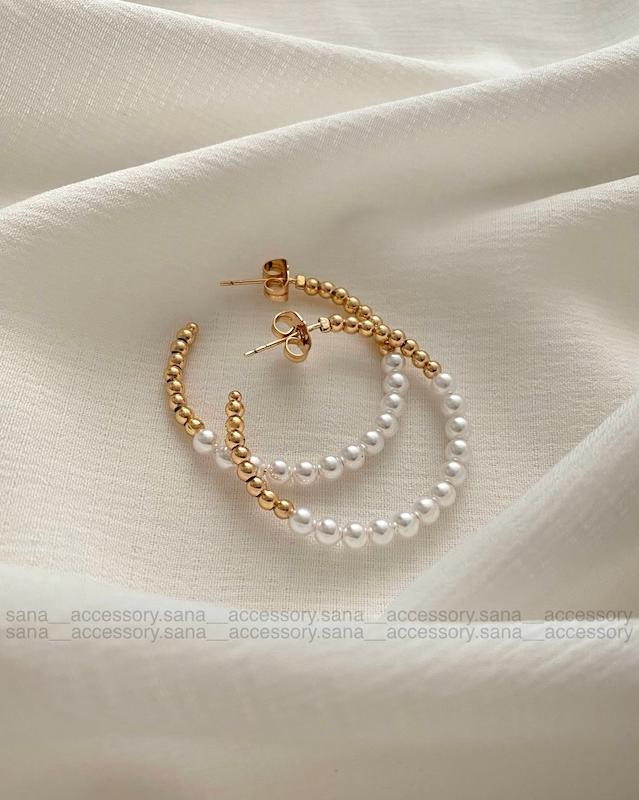 گوشواره گوی مرواریدی ژوپینگ