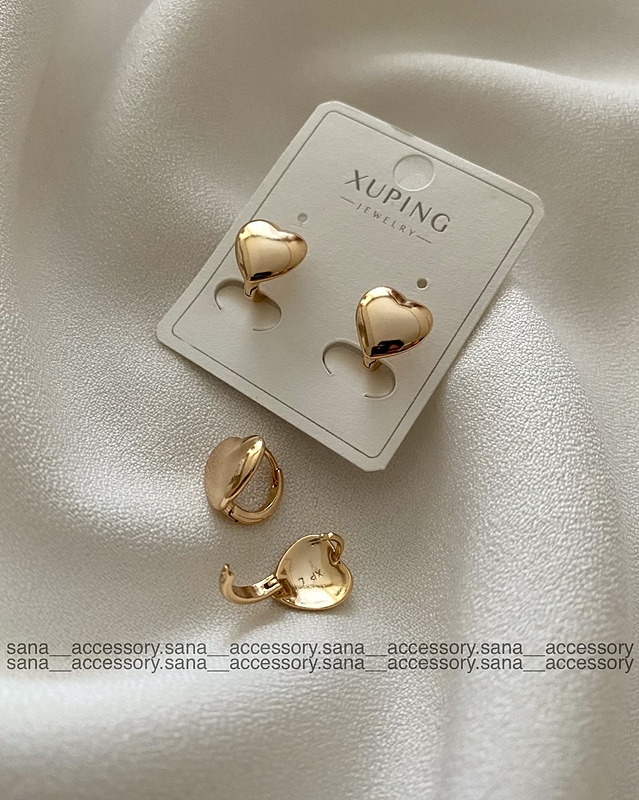 گوشواره قلب چفتی ژوپینگ