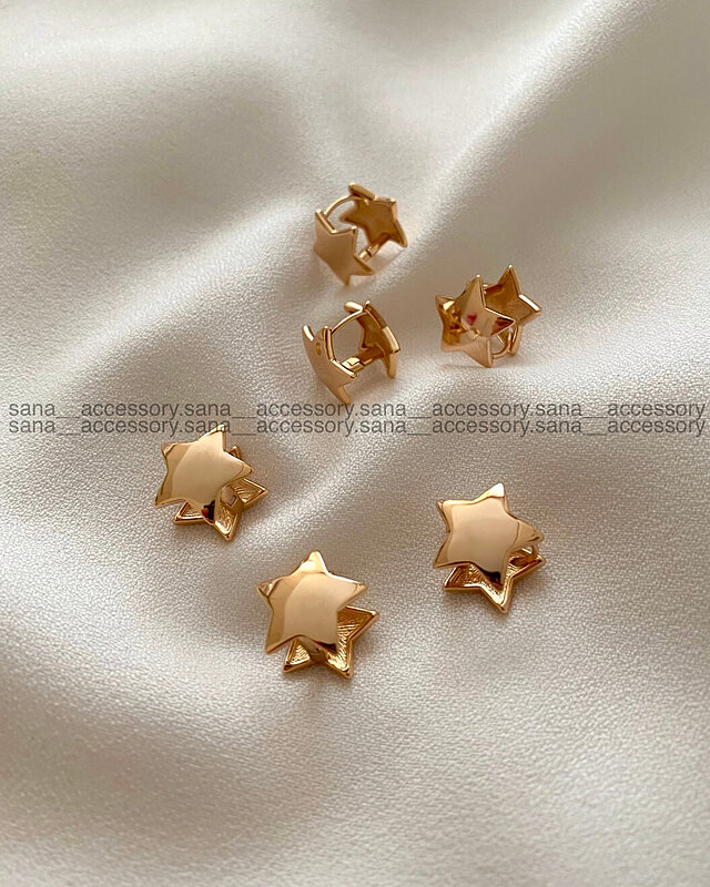 گوشواره زیر و رو ستاره ژوپینگ