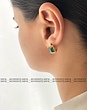 گوشواره زمردی ژوپینگ 