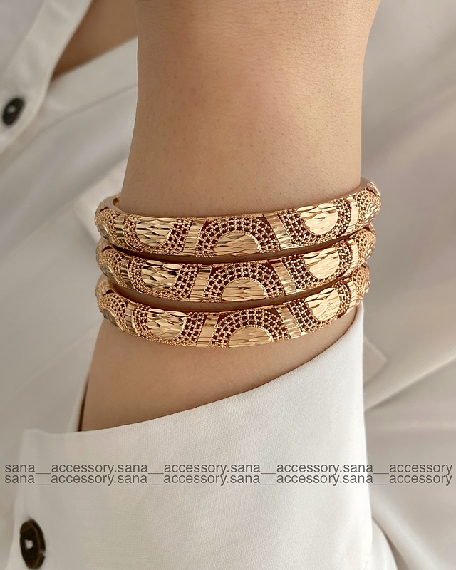 دستبند النگویی طرح طلا ژوپینگ