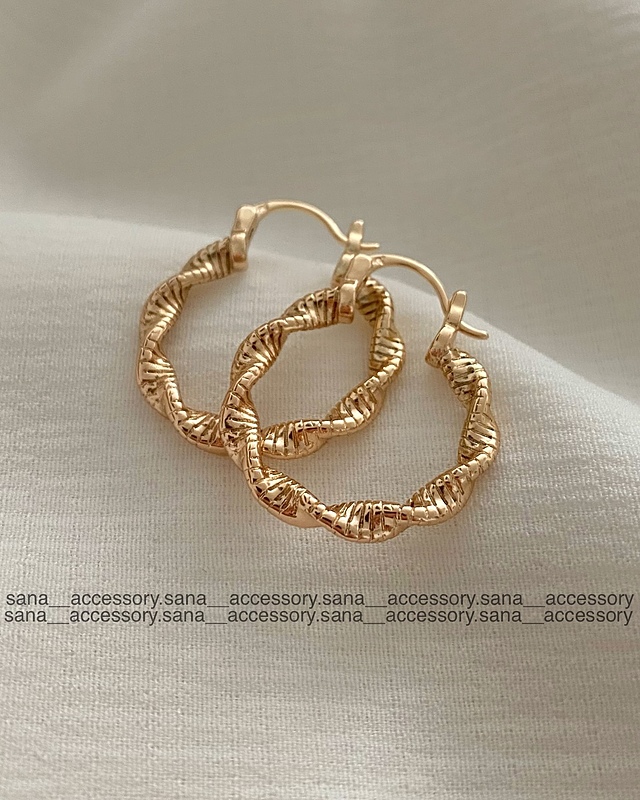گوشواره طنابی مارپیچ ژوپینگ