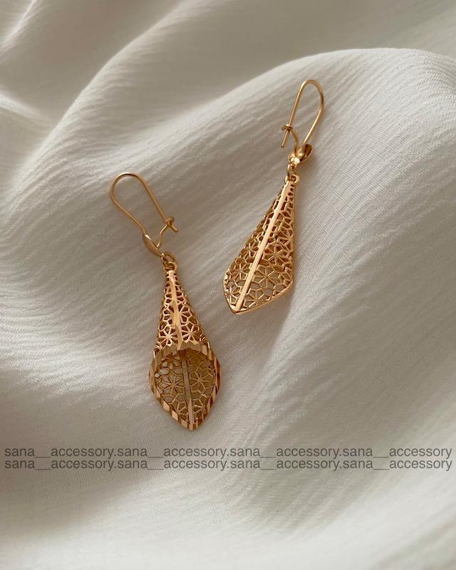 گوشواره شیپوری تراش دار ژوپینگ