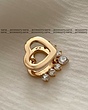 گوشواره قلب جواهری ژوپینگ