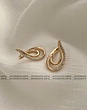 گوشواره اشکی نگین دار ژوپینگ