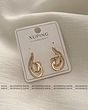 گوشواره اشکی نگین دار ژوپینگ