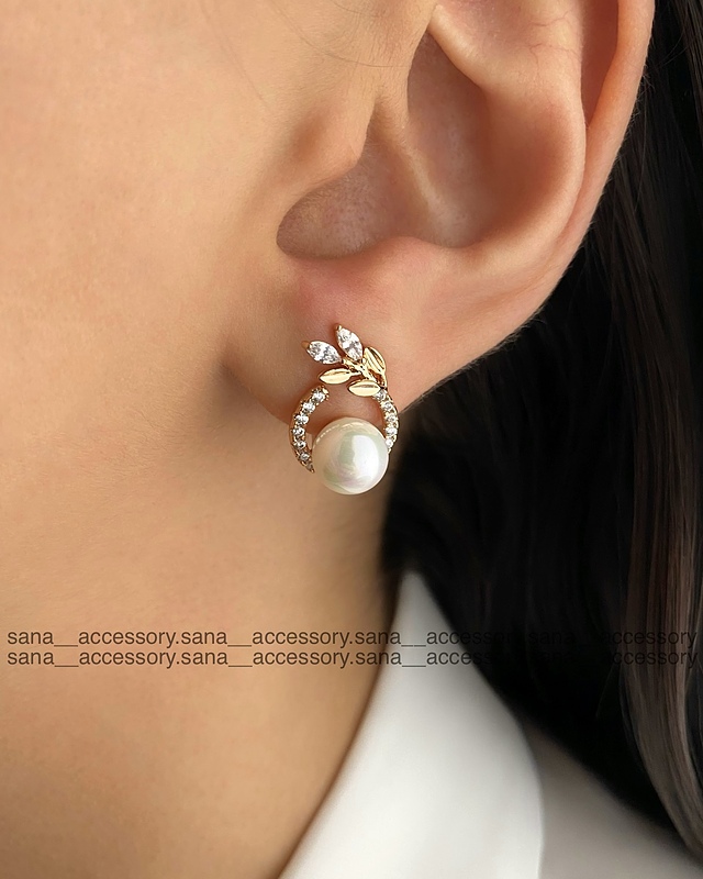 گوشواره مروارید گندمی ژوپینگ