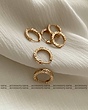 گوشواره حلقه ای تمام تراش ژوپینگ