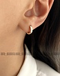 گوشواره حلقه ای ظریف ژوپینگ