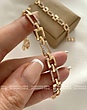 دستبند بند ساعتی آجری ژوپینگ