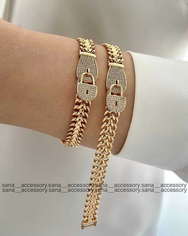 دستبند کمربندی آویز قفل ژوپینگ