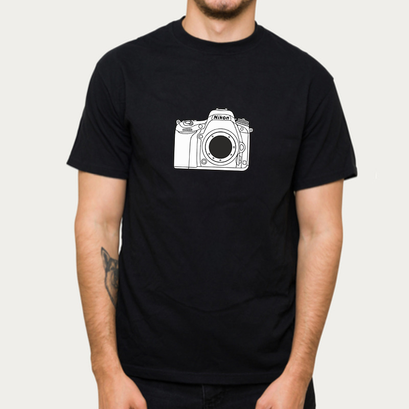 تیشرت nikon  سفید ترنگ