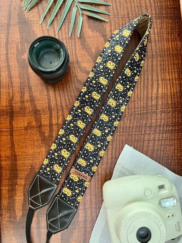 بند دوربین ترنگ طرح جغد و گربه