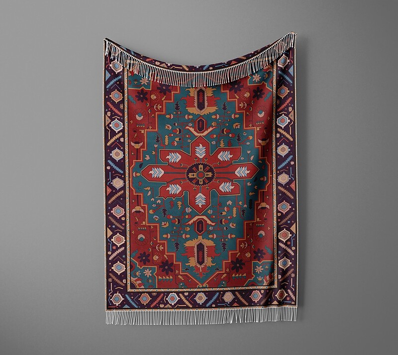 شال مبل ریشه دار